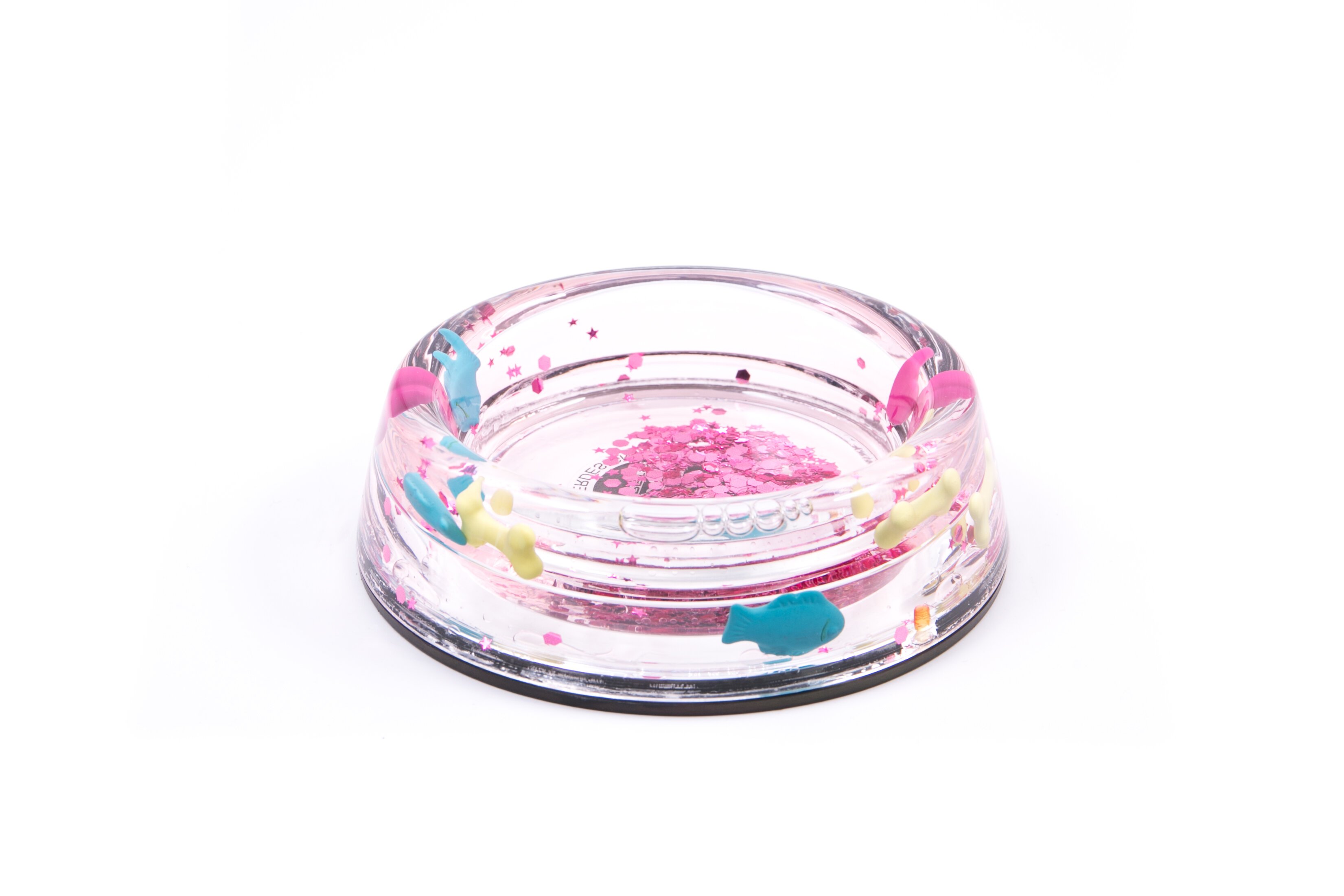 Glitter best sale dog bowl