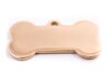 Pet.kiwi Stainless Steel ID Tag - Gold Bone