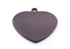 Pet.kiwi Stainless Steel ID Tag - Black Heart