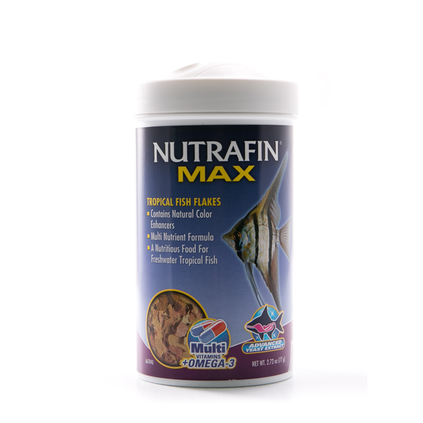 Nutrafin max 2024 tropical fish flakes