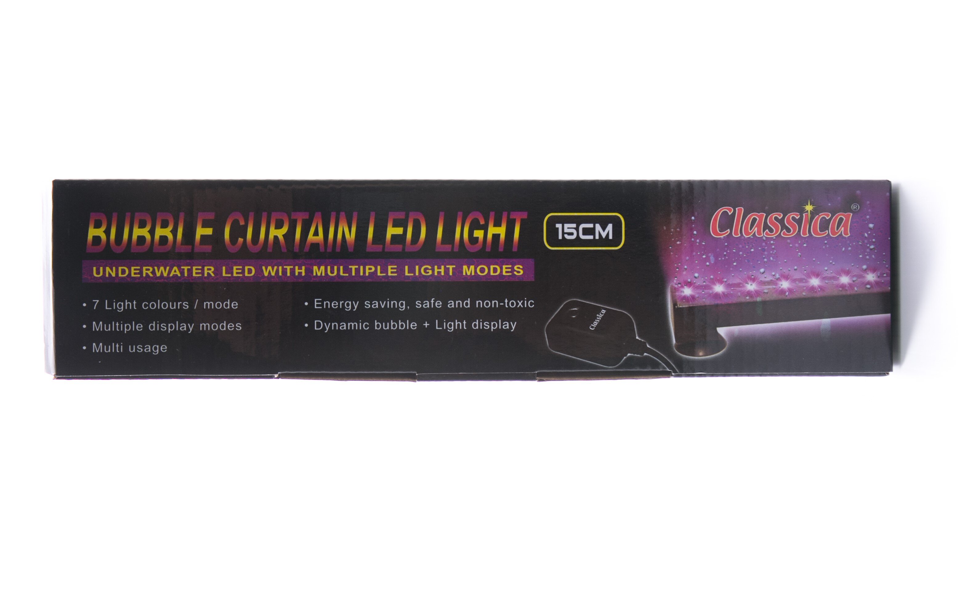 Bubble Curtain LED Light Exotics Fish Heating Lighting