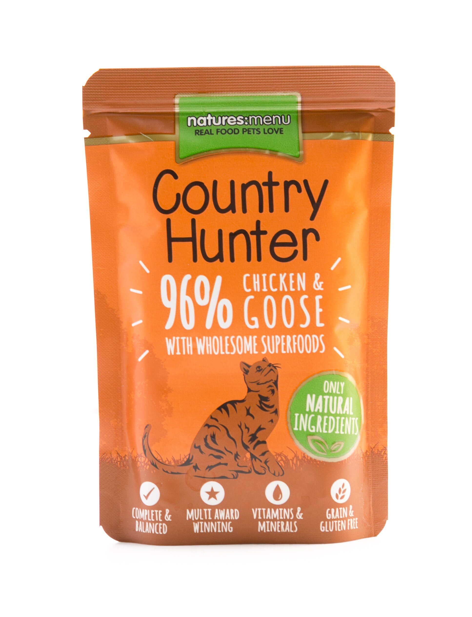 Country Hunter Cat Chicken Goose Cat Food Wet Food Pet Shop Auckland Pet Kiwi Natures Menu