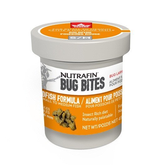 Bug Bites Goldfish Formula - Small/Medium Fish - 45g - Fish-Food ...