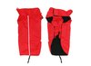 Fleece Lined Waterproof Dog Jacket - Red