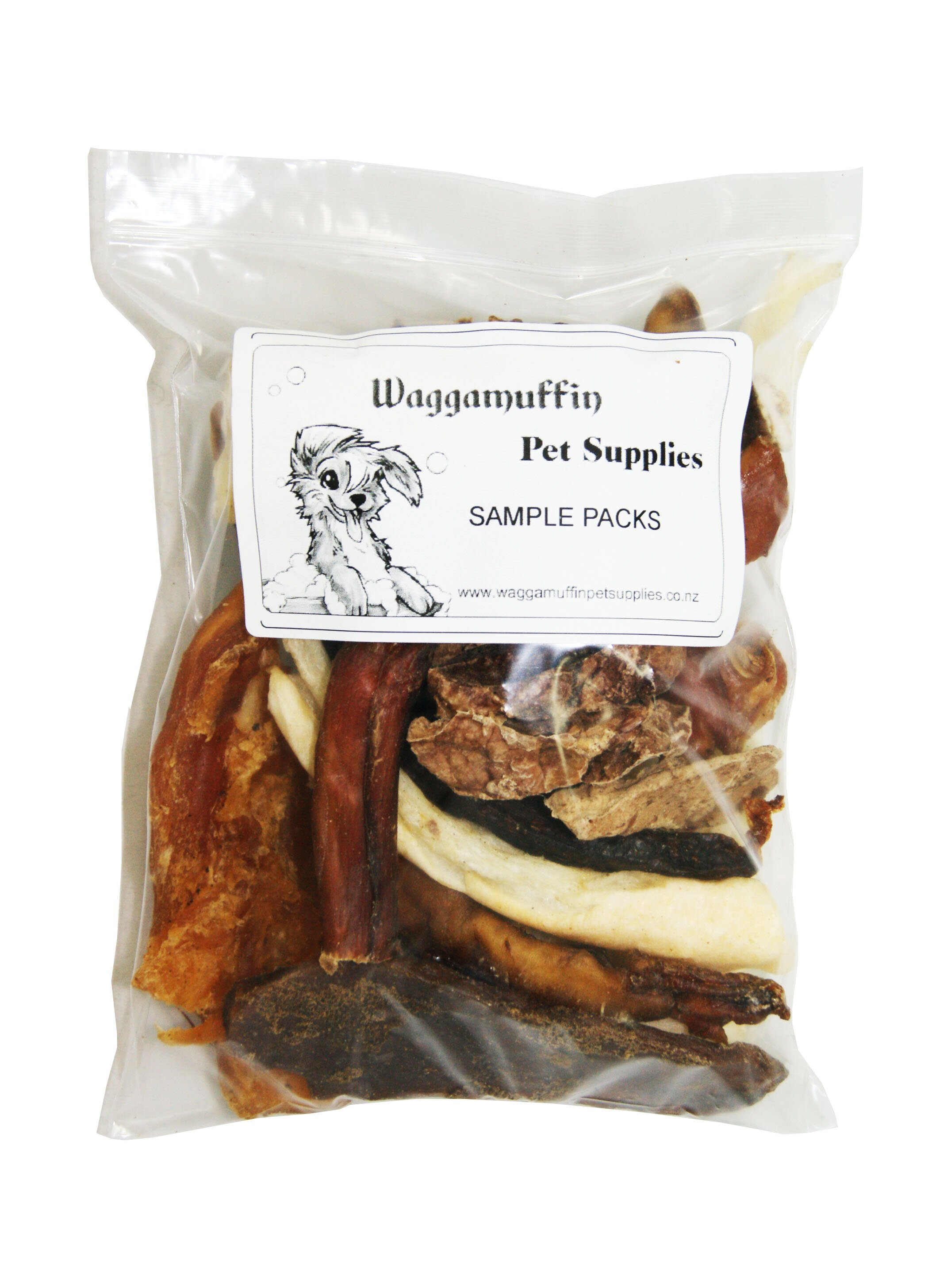 Sample Pack Dog Treats NZ Pet.kiwi Waggamuffin